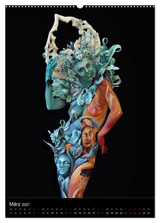 Produktbild: World Bodypainting Festival #21 (hochwertiger Premium Wandkalender 2027 DIN A2 hoch), Kunstdruck in Hochglanz
