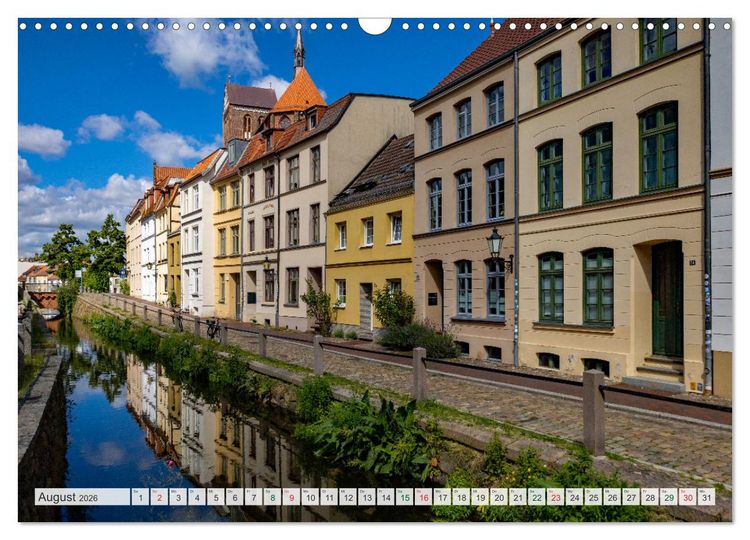 Produktbild: Wismar &ndash; Eine Hansestadt mit Charme (Wandkalender 2026 DIN A3 quer), CALVENDO Monatskalender