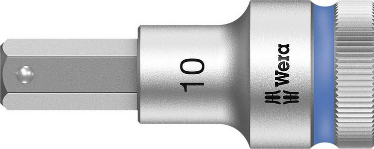 Produktbild: Wera 8740 C HF 05003825001 Innen-Sechskant Steckschl&uuml;ssel-Bit-Einsatz 10 mm 1/2" (12.5 mm)