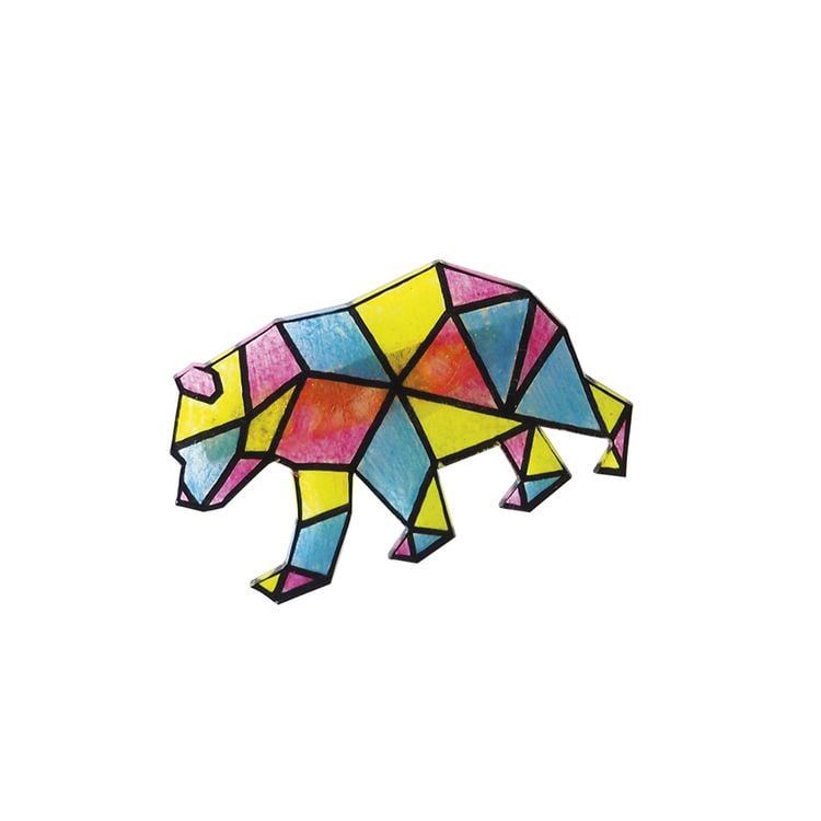 Produktbild: Geometrischer Schmuck aus Schrumpffolie &ndash; Bastel-Set f&uuml;r Kinder (7 Schmuckst&uuml;cke)