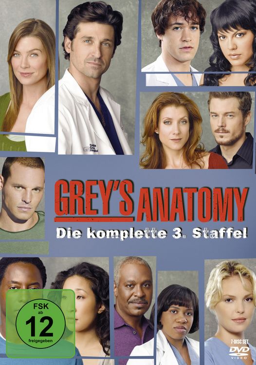 Produktbild: Grey's Anatomy - Die komplette dritte Staffel [7 DVDs]
