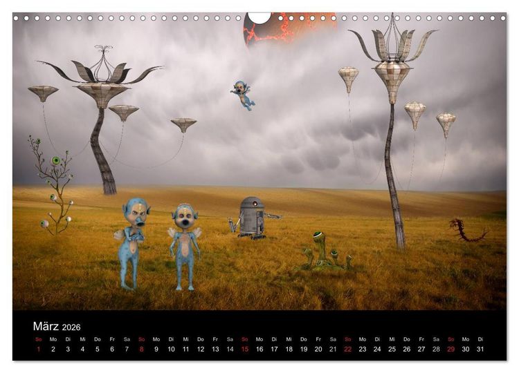 Produktbild: M&auml;rchenhaftes f&uuml;r Kinder (Wandkalender 2026 DIN A3 quer), CALVENDO Monatskalender
