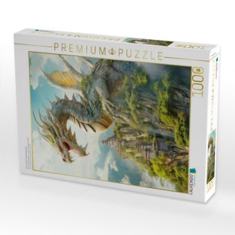 Produktbild: CALVENDO Puzzle Das Land der Drachenlegenden | 1000 Teile Lege-Gr&ouml;&szlig;e 64x48cm Foto-Puzzle f&uuml;r gl&uuml;ckliche Stunden