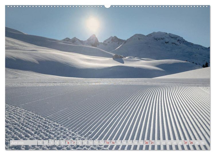 Produktbild: Arlberg - magic of winter (Wandkalender 2026 DIN A2 quer), CALVENDO Monatskalender