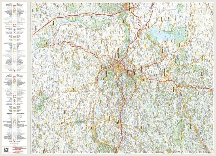 Produktbild: MARCO POLO Reisekarte &Ouml;sterreich 01 Ober&ouml;sterreich, Nieder&ouml;sterreich, Wien 1:200.000