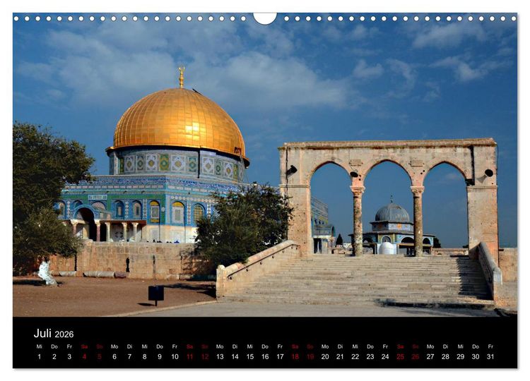 Produktbild: Jerusalem, Bilder die einen bewegen (Wandkalender 2026 DIN A3 quer), CALVENDO Monatskalender