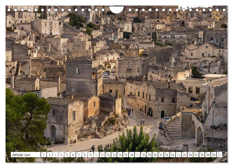 Produktbild: Italiens Welterbe Matera (Wandkalender 2026 DIN A4 quer), CALVENDO Monatskalender