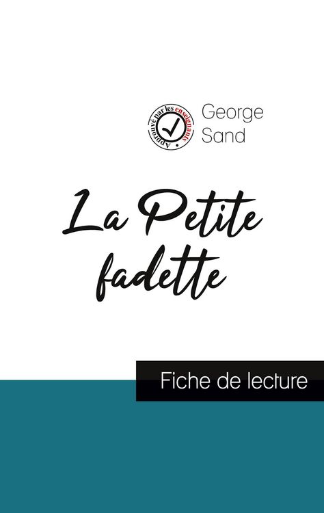 Produktbild: La Petite fadette de George Sand (fiche de lecture et analyse compl&egrave;te de l'oeuvre)