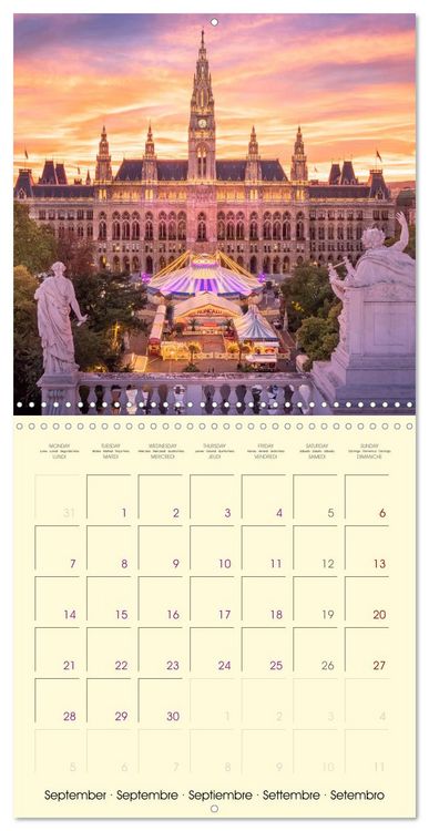 Produktbild: Beautiful Vienna (Wall Calendar 2026 12 &times; 12 Inch) CALVENDO 12 Month Wall Calendar