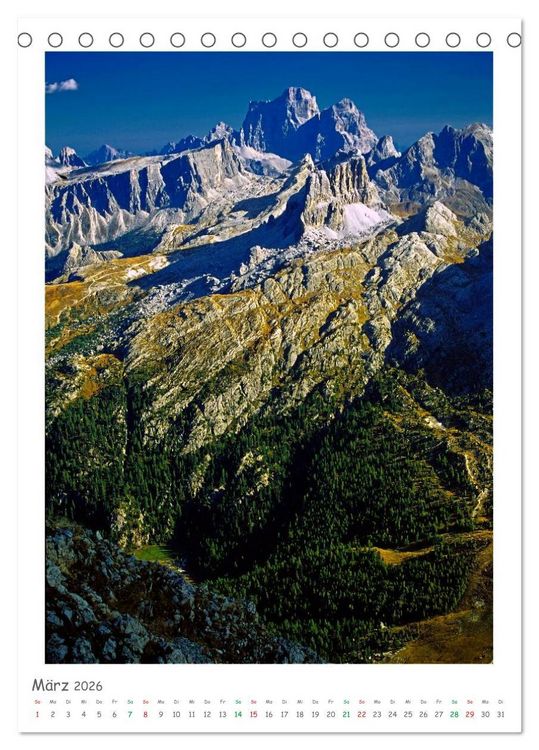Produktbild: S&uuml;dtirol und Dolomiten (Tischkalender 2026 DIN A5 hoch), CALVENDO Monatskalender