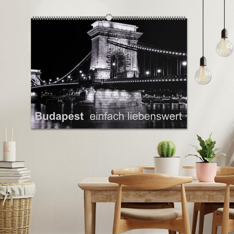 Produktbild: Budapest einfach liebenswert (Wandkalender 2026 DIN A2 quer), CALVENDO Monatskalender