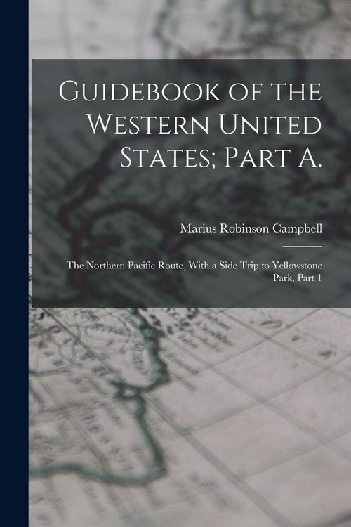 Produktbild: Guidebook of the Western United States; Part A.