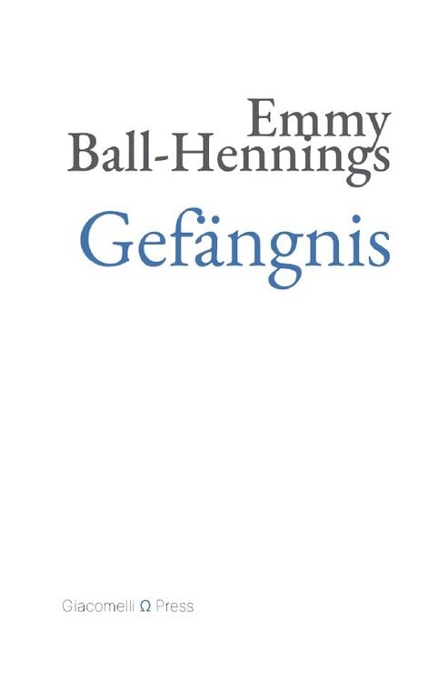 Produktbild: Giacomelli Press / Gef&auml;ngnis