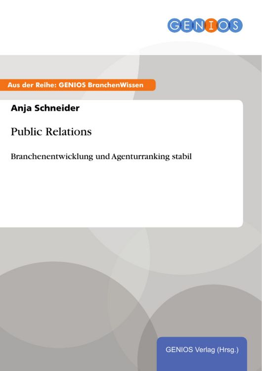 Produktbild: Public Relations