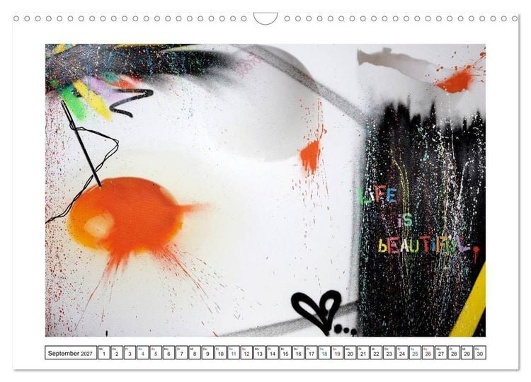 Produktbild: Graffiti trifft auf Fotografie (Wandkalender 2027 DIN A3 quer), CALVENDO Monatskalender