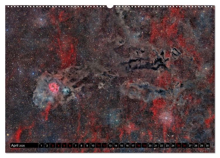 Produktbild: Deepsky XVII (hochwertiger Premium Wandkalender 2026 DIN A2 quer), Kunstdruck in Hochglanz