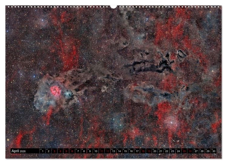 Produktbild: Deepsky XVII (Wandkalender 2026 DIN A2 quer), CALVENDO Monatskalender