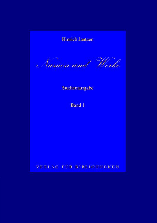 Produktbild: Namen und Werke 1