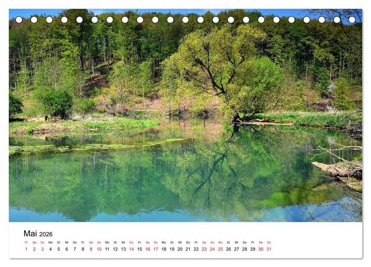 Produktbild: Zauberhafte Schw&auml;bische Alb (Tischkalender 2026 DIN A5 quer), CALVENDO Monatskalender