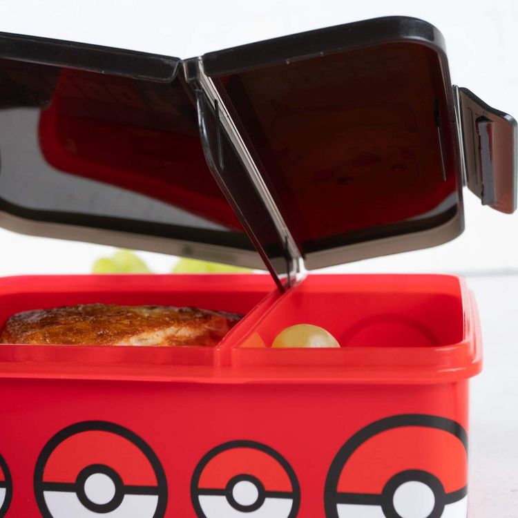 Produktbild: Brotdose Pok&eacute;mon rot 1L 2-geteilt