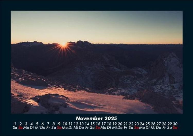Produktbild: Berge 2025 Fotokalender DIN A5