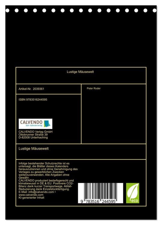 Produktbild: Lustige M&auml;usewelt (Tischkalender 2026 DIN A5 hoch), CALVENDO Monatskalender