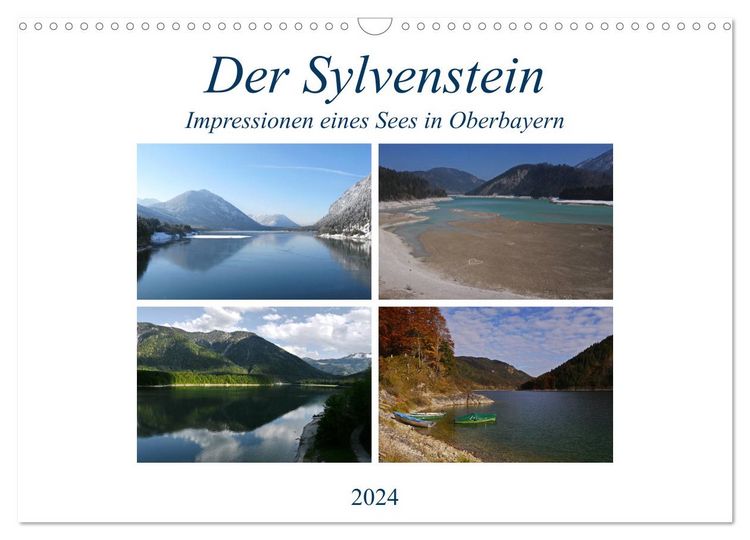 Produktbild: Der Sylvenstein - Impressionen eines Sees in Oberbayern (Wandkalender 2026 DIN A3 quer), CALVENDO Monatskalender