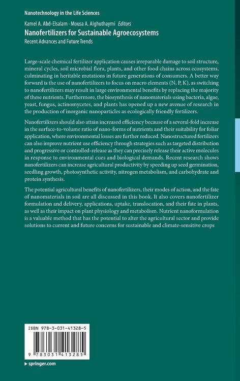 Produktbild: Nanofertilizers for Sustainable Agroecosystems