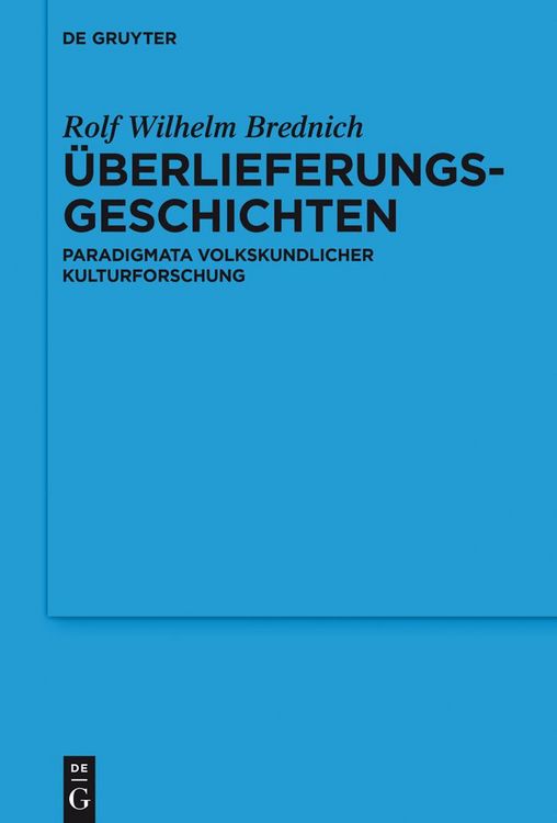 Produktbild: &Uuml;berlieferungsgeschichten