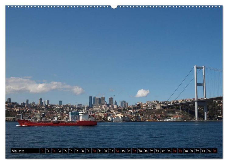 Produktbild: Istanbul - Konstantinopel - Byzanz (Wandkalender 2026 DIN A2 quer), CALVENDO Monatskalender