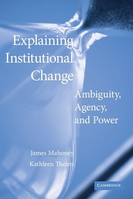 Produktbild: Explaining Institutional Change