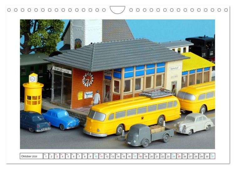 Produktbild: Wirtschaftswunder en miniature (Wandkalender 2026 DIN A4 quer), CALVENDO Monatskalender