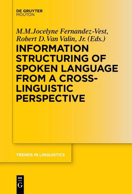 Produktbild: Information Structuring of Spoken Language from a Cross-linguistic Perspective