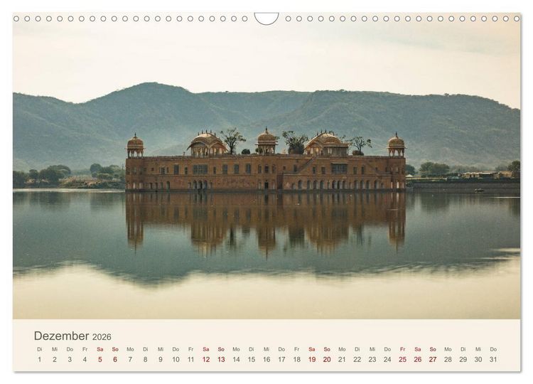 Produktbild: Rajasthan - Architektur im Land der K&ouml;nige (Wandkalender 2026 DIN A3 quer), CALVENDO Monatskalender
