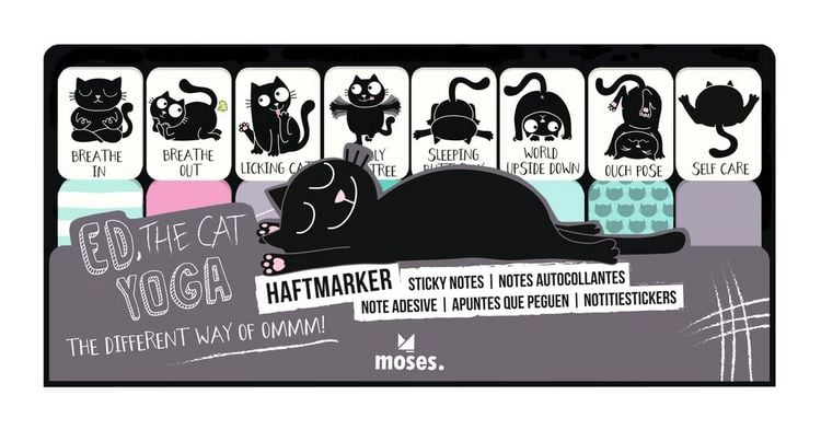 Produktbild: Ed, the Cat Haftmarker Yoga
