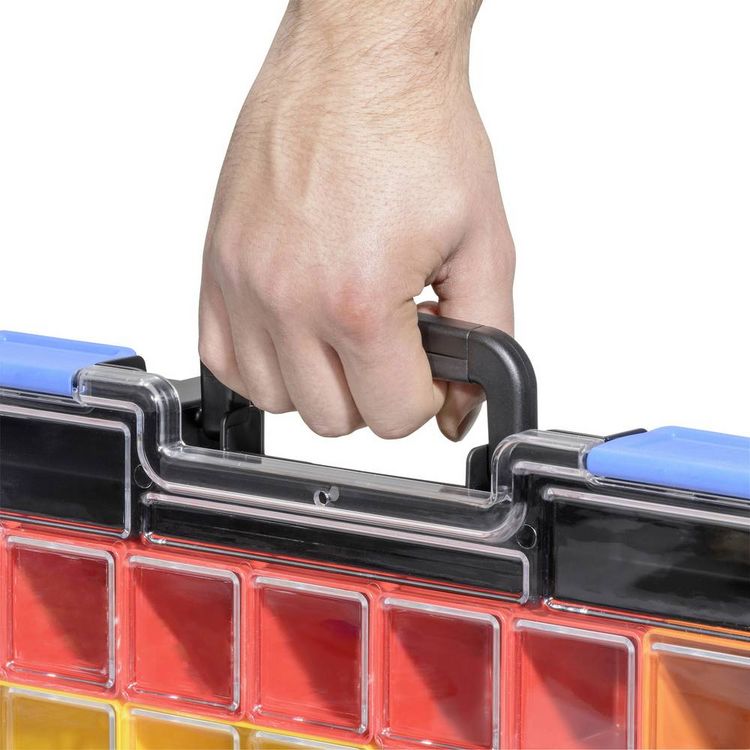 Produktbild: Allit EuroPlus Pro K44/18 Sortimentskoffer (B x H x T) 440 x 76 x 355 mm Anzahl F&auml;cher: 18 Inhalt 1 St.