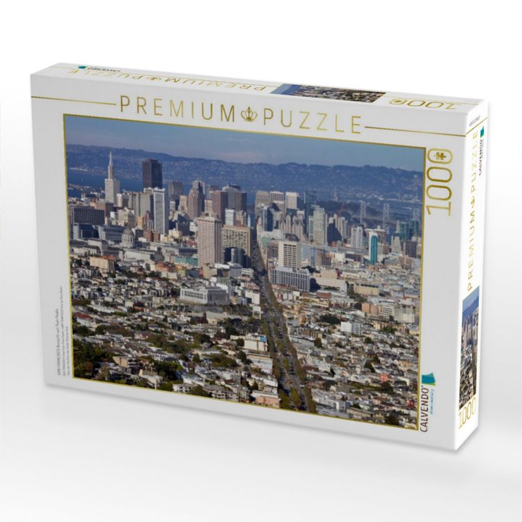Produktbild: CALVENDO Puzzle SAN FRANCISCO Aussicht von Twin Peaks | 1000 Teile Lege-Gr&ouml;&szlig;e 64x48cm Foto-Puzzle f&uuml;r gl&uuml;ckliche Stunden