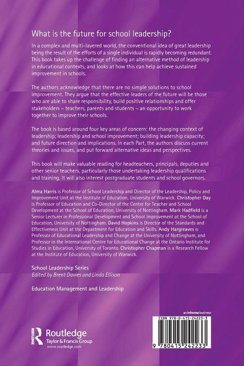 Produktbild: Effective Leadership for School Improvement
