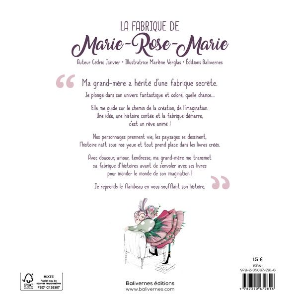 Produktbild: Fabrique secrete de marie rose mar