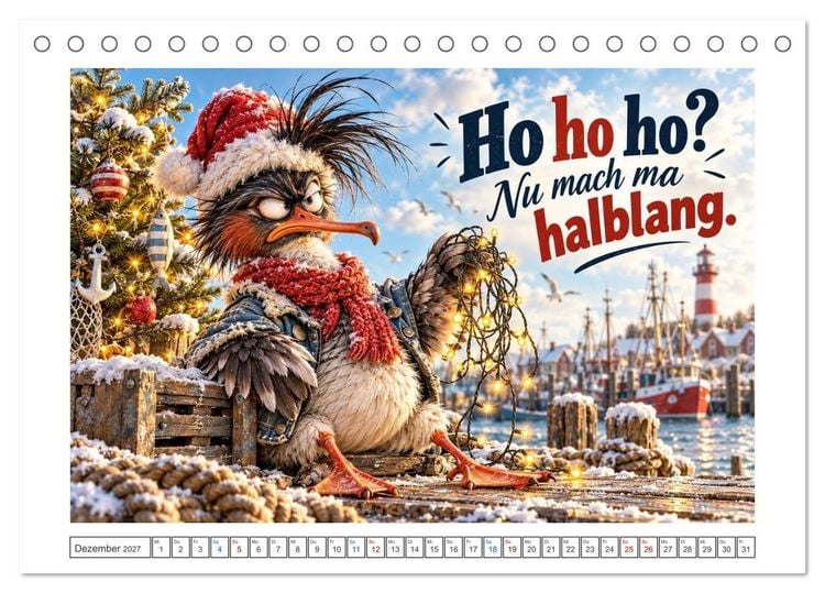 Produktbild: K&uuml;stenk&ouml;ppe (Tischkalender 2027 DIN A5 quer), CALVENDO Monatskalender