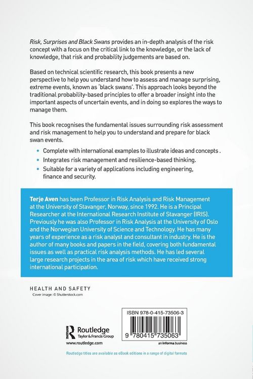 Produktbild: Risk, Surprises and Black Swans