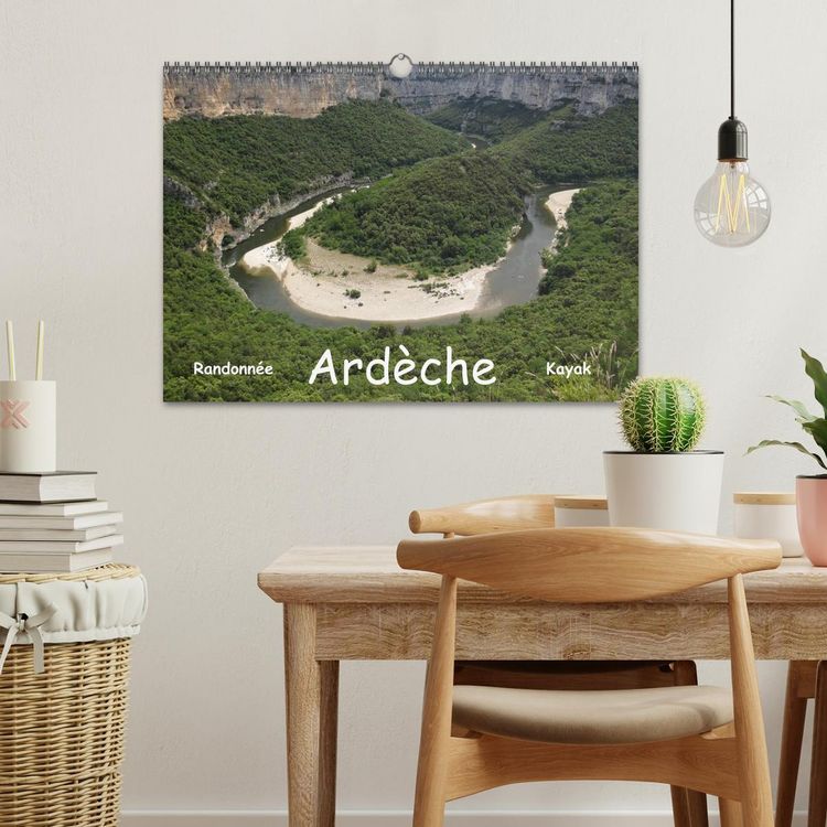 Produktbild: Ard&egrave;che - Randonn&eacute;e & Kayak (Calendrier mural 2026 DIN A3 vertical), CALVENDO calendrier mensuel