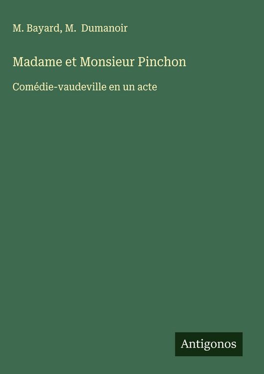 Produktbild: Madame et Monsieur Pinchon