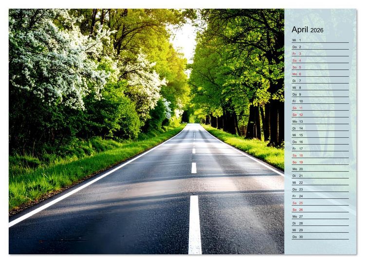 Produktbild: Friedliche Einsamkeit: Natur in ihrer stillen Pracht (Wandkalender 2026 DIN A4 quer), CALVENDO Monatskalender