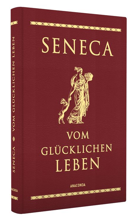 Produktbild: Vom gl&uuml;cklichen Leben (Cabra-Leder-Ausgabe)