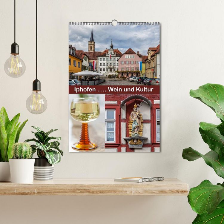 Produktbild: Iphofen - Wein und Kultur (Wandkalender 2026 DIN A3 hoch), CALVENDO Monatskalender