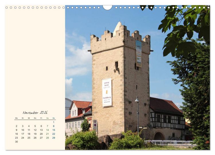Produktbild: Saalfeld an der Saale &ndash; mein Streifzug durch die historische Altstadt (Wandkalender 2026 DIN A3 quer), CALVENDO Monatskalender