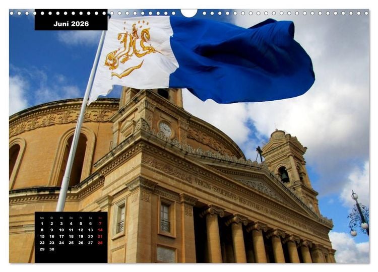 Produktbild: Impressionen aus Malta (Wandkalender 2026 DIN A3 quer), CALVENDO Monatskalender
