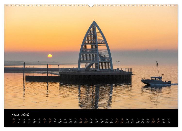 Produktbild: "T&ouml;werland" Juist (hochwertiger Premium Wandkalender 2026 DIN A2 quer), Kunstdruck in Hochglanz