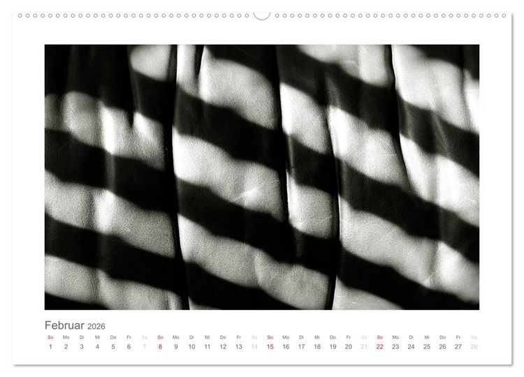 Produktbild: einfach schwarz-wei&szlig; (Wandkalender 2026 DIN A2 quer), CALVENDO Monatskalender